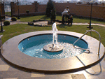 Гидромассажный бассейн - СПА с фонтаном